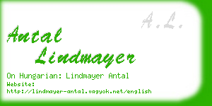 antal lindmayer business card